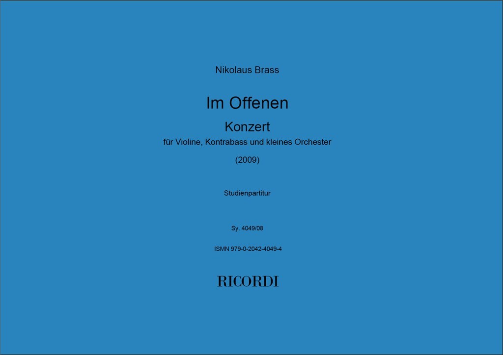 Im Offenen